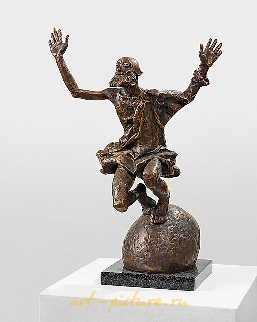 人鸟。1985年。青铜。40x28x20厘米。