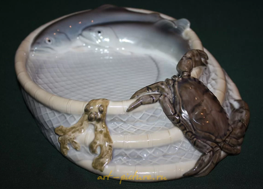 "海洋" 花瓶。Bing & Grøndahl。丹麦。