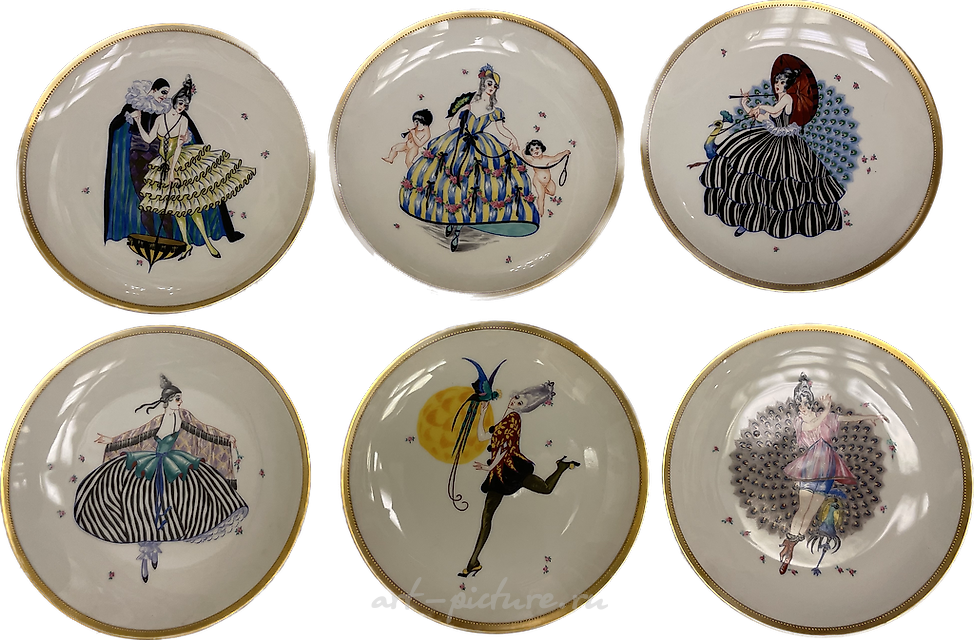 "DRESDEN Plates /DRESDEN/ Porcelain Factory"