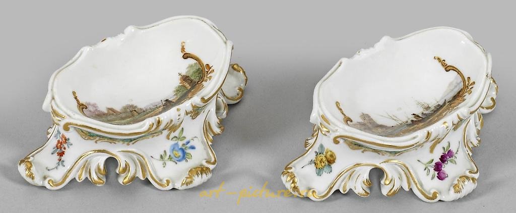 猎人服务的索罗利基亚画作，来自叶卡捷琳娜二世的猎人餐具。