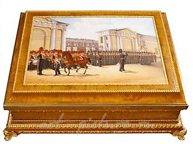 Cigar storage box, porcelain plastic, workshop of Lada Bystritskaya.