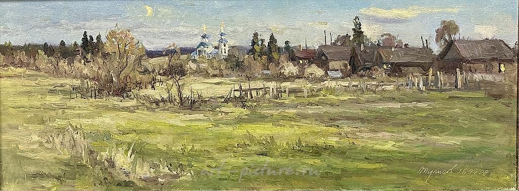 晚上。菜园。图皮索夫·弗拉基米尔。