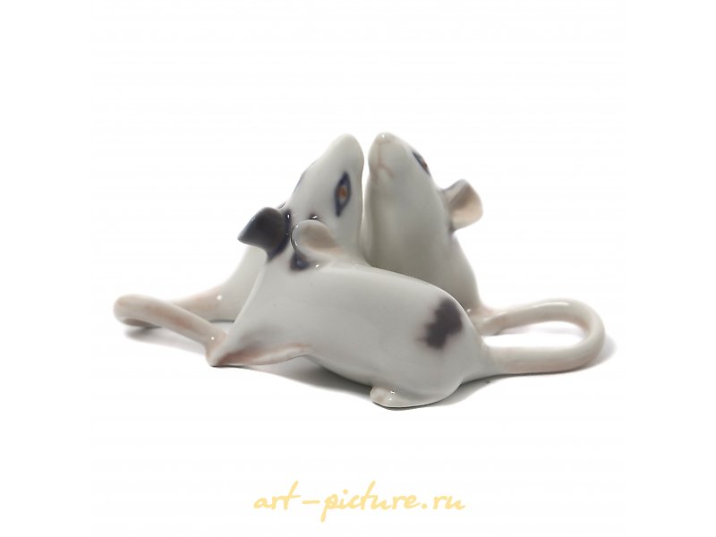 瓷制雕像“鼠子双全” 皇家哥本哈根，1923年之前。