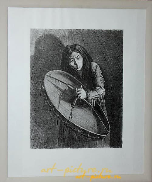 The translation of "Шаман Автолитография" into English is "Shaman Autolithography."