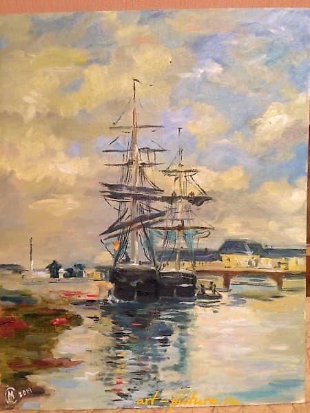 "浪漫" 油画，画布