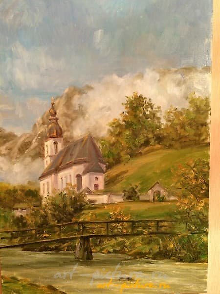 "Bridge" Oil, canvas