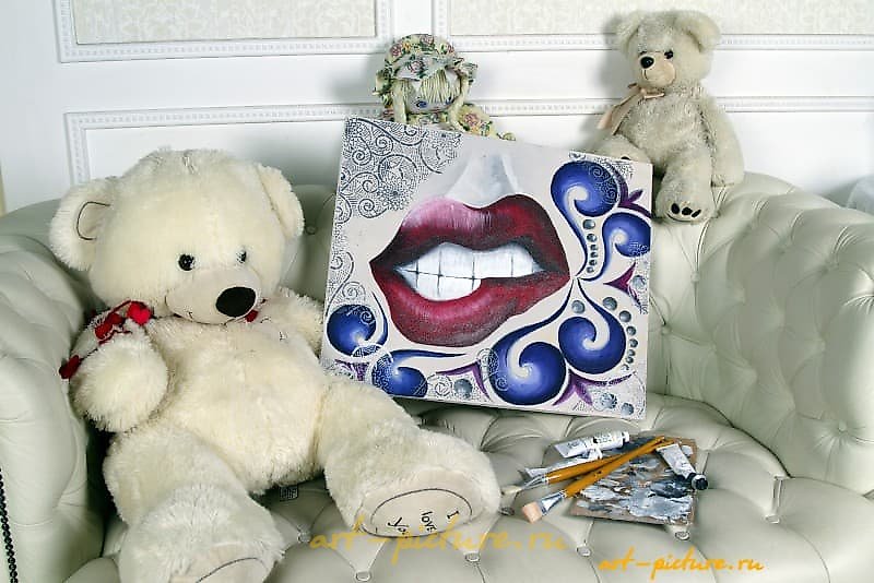 "Attraction" Acrylic, canvas.