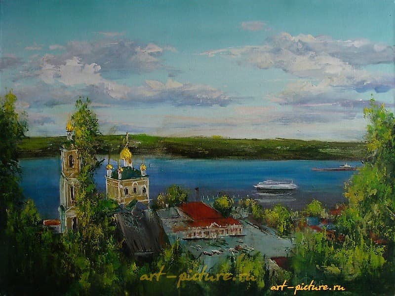 Plyos. Summer acrylic, canvas