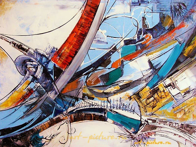 The translation of the text "Переформирование масло, холст" into English is "Reformation oil, canvas."