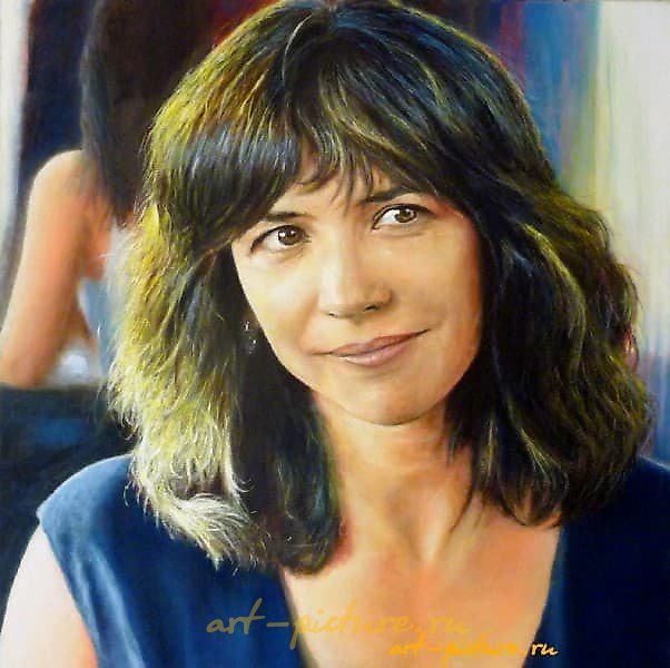 "Charlotte oil, canvas"