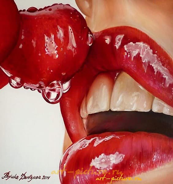 The translation of "Губы" акриль, MDF into English is "Lips" acrylic, MDF.