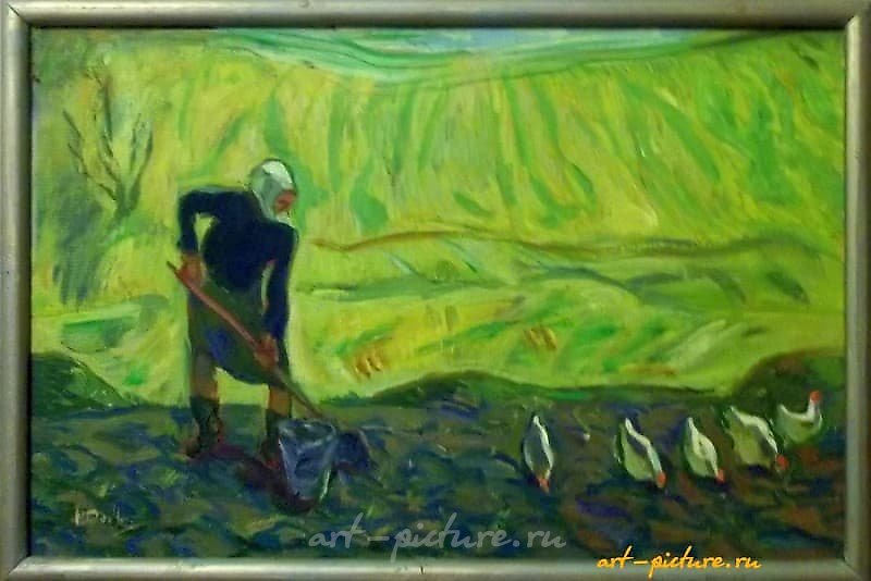 无标题 油画，画布