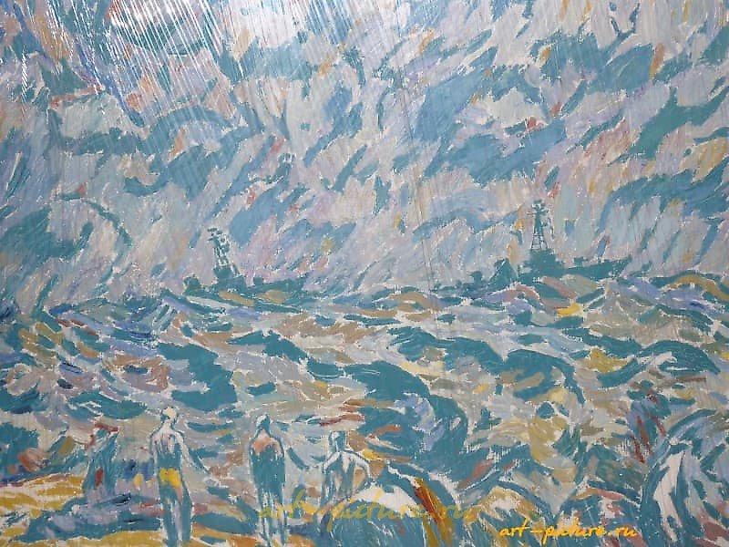 "Dzerbent Oil, canvas"