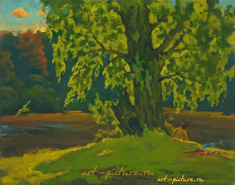 "Morning" oil on canvas