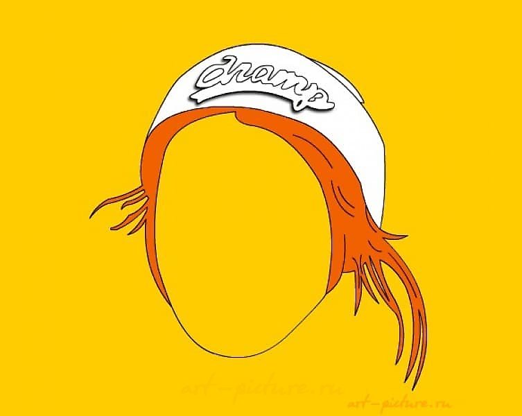 The translation of the text "Незнакомка акрил, холст" into English is "Stranger acrylic, canvas."