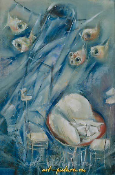 Остап的梦 油画，画布