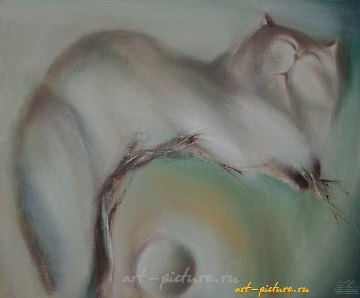 "March Troublemaker, oil on canvas."