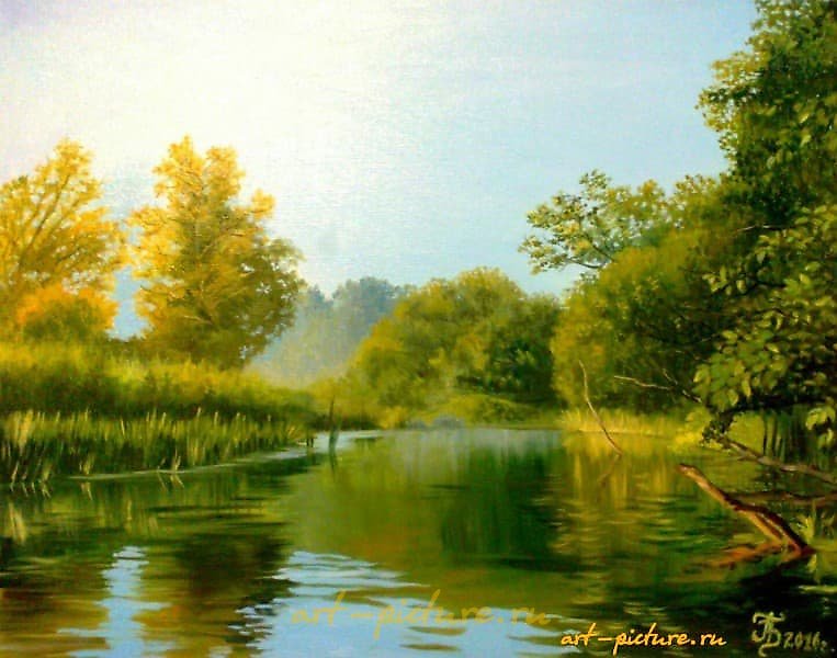 The translation of "Утро Холст, масло" into English is "Morning Canvas, Oil."