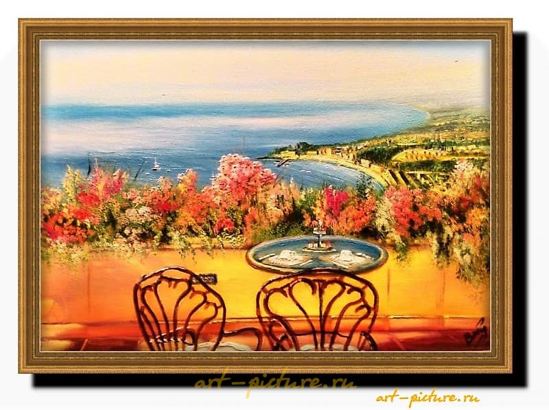 "Italy oil, canvas acrylic on cardboard"