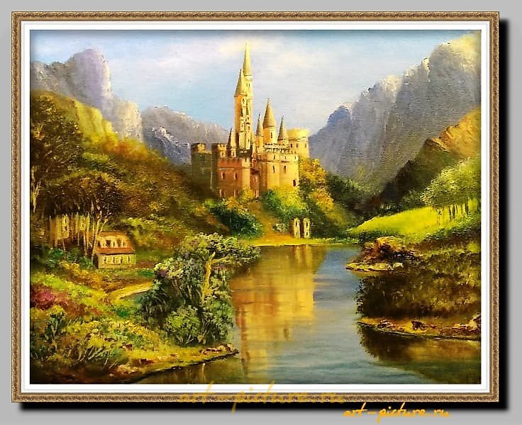 The translation of "фэнтези Масло холст" into English is "fantasy Oil canvas."