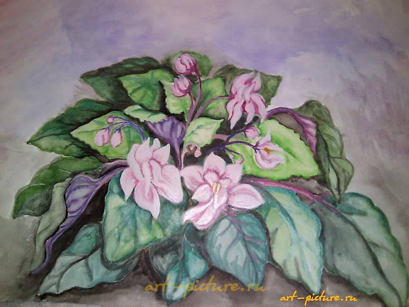 "Pink Joy watercolor, paper"