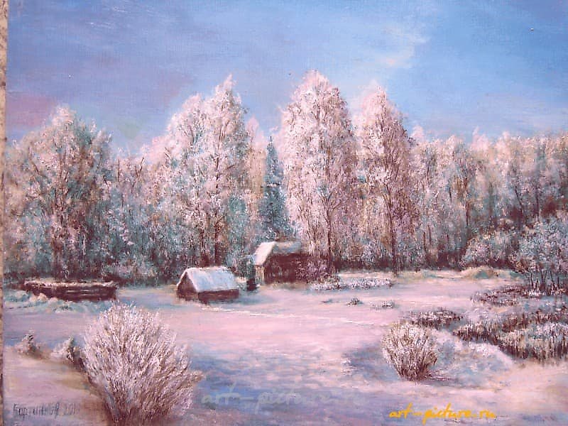 "Sunny Day, oil on canvas"