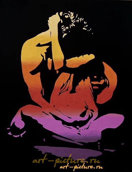 The translation of "Binom genome Масло, паста, холст" into English is "Binom genome Oil, paste, canvas."