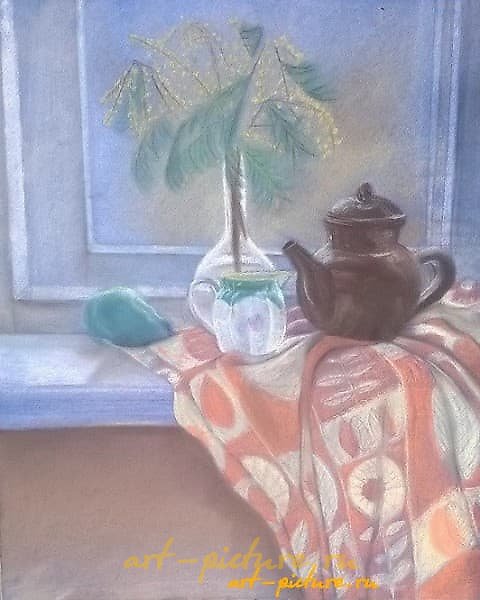 "Tea Study Pastel"