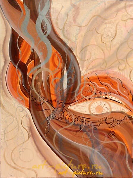 烟，画布，丙烯，油漆