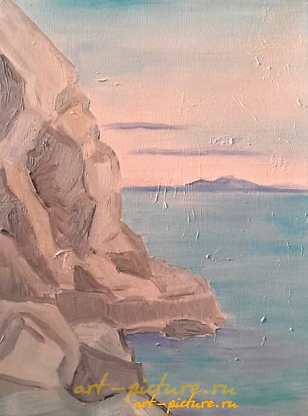 "Crimea. Native. Tenderness. Canvas, oil."