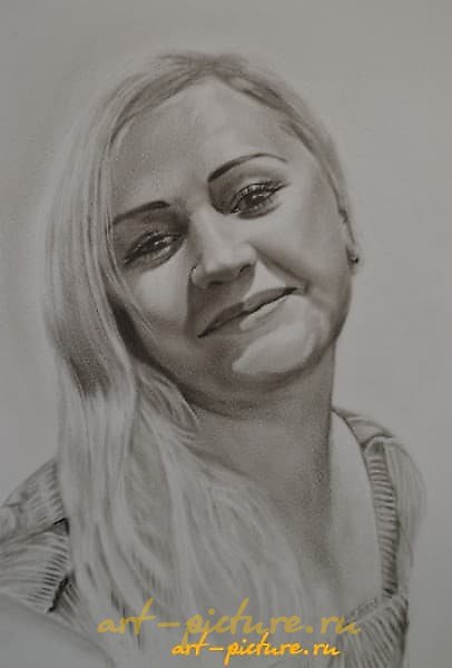 Portrait of a Girl  
Paper, oil, dry brush