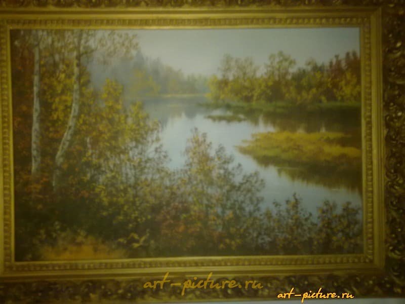 "Autumn Canvas, oil"