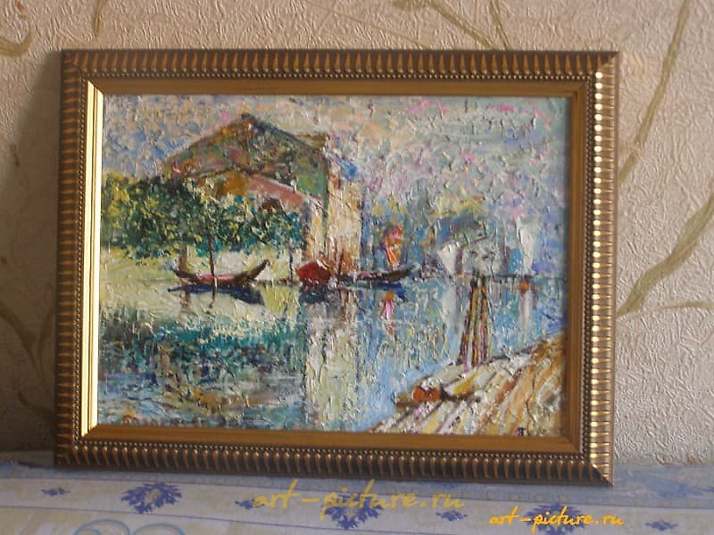 威尼斯 油画 布面