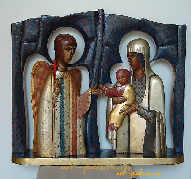 Ангел-хранитель Художественное панно 