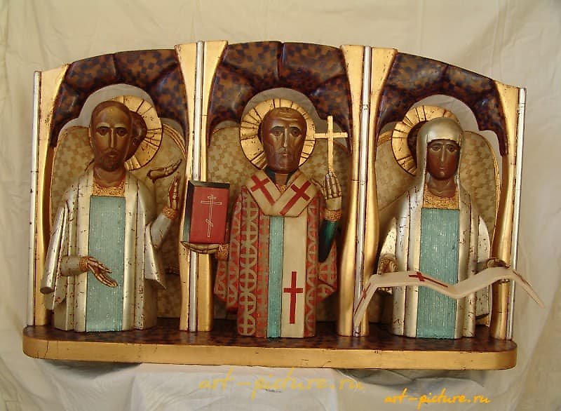 "Saint Nicholas the Wonderworker Artistic Relief"