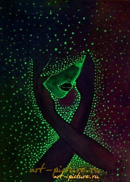 The translation of "Свет холст, акрил" is "Light canvas, acrylic."