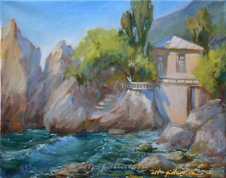 捷克湾 油画 布面