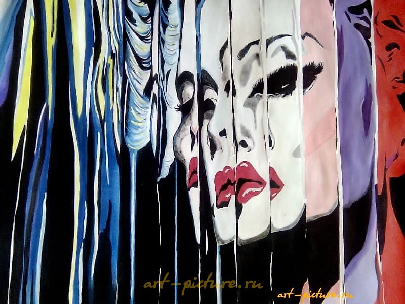 反射的秘密 - 胶水画