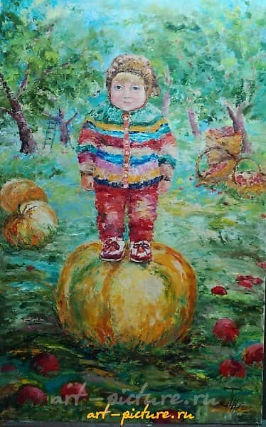 丰收年 油画 布面