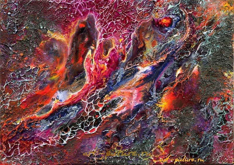 Chaos Theory Acrylic, mediums, canvas