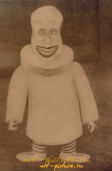 The translation of "Белый клоун бумага, карандаш" into English is "White clown paper, pencil."