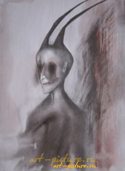 The translation of the text is: "Damn watercolor, pencil, watercolor paper."