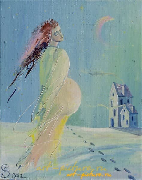 NIKA 布面画，丙烯颜料