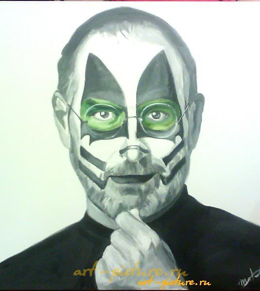 The translation of the text "Лицо успеха масло, холст" into English is "The Face of Success oil, canvas."