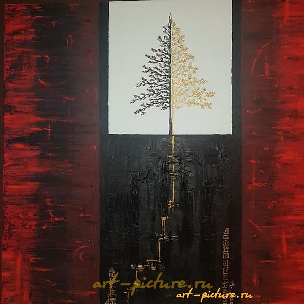 "100 years Canvas, oil, acrylic"