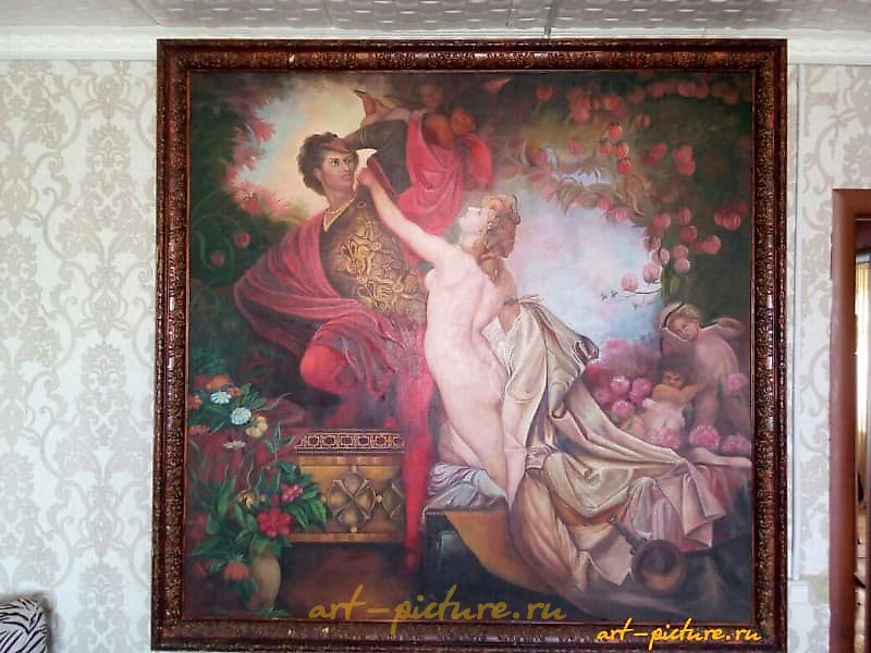 "The Attraction of Opposites Oil, Canvas"