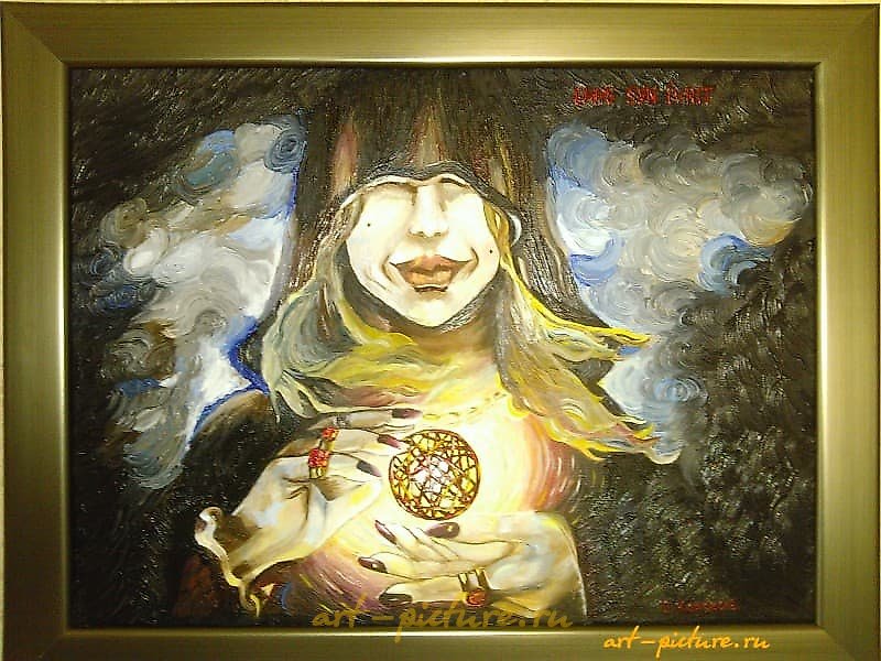 The translation of "Катарина Масло, холст" into English is "Katarina Oil, canvas."