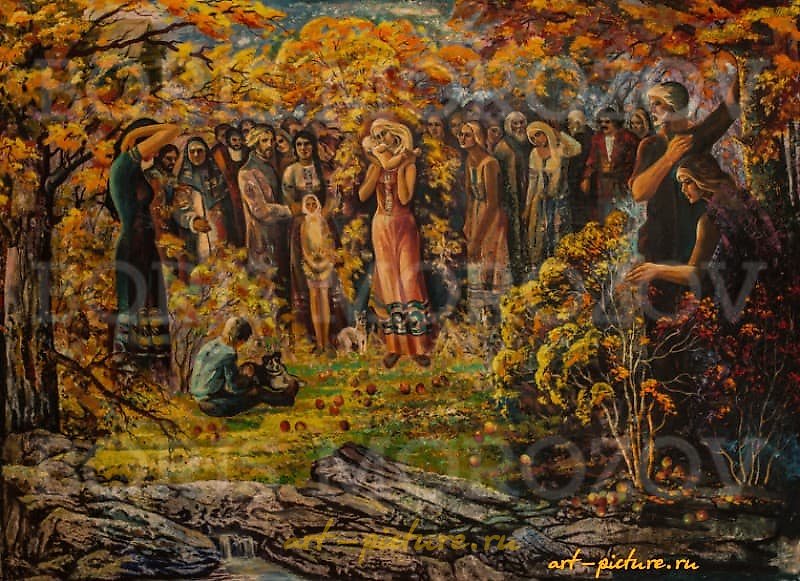 «俄罗斯人» 布面油画