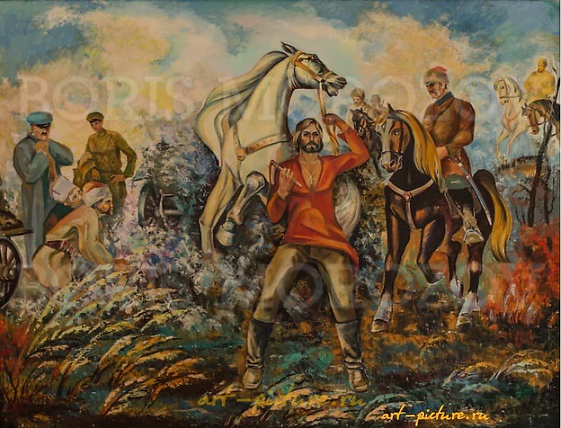 "Father Ataman" Canvas / Oil