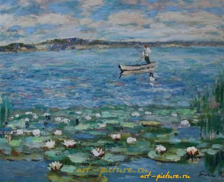 Lake. Canvas, oil. 73 x 90 cm.